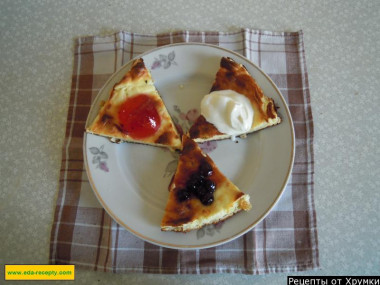Запеканка творожная с манкой изюмом в духовке