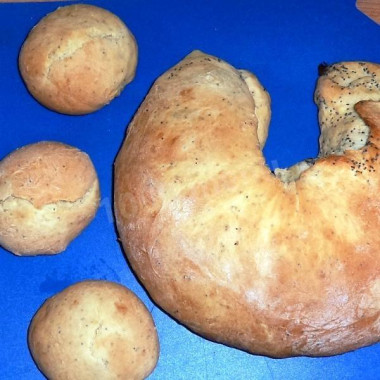 Выпечка к чаю из макового дрожжевого теста