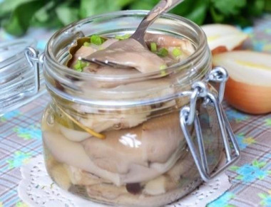 Маринованные грибы вешенки на зиму - отличная закуска