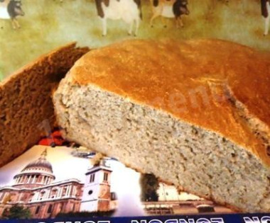 Русский классический хлеб из ржаной и пшеничной муки