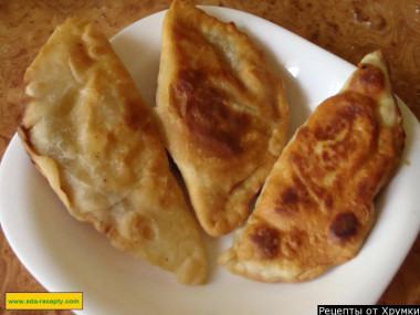 Хрустящие чебуреки с мясом