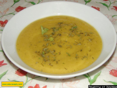 Пюрированный суп из кабачков