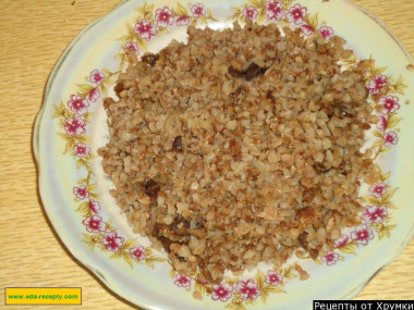 Гречневая каша рассыпчатая с грибами