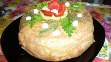 Блинчатый пирог из блинов
