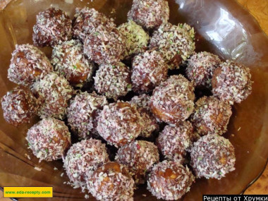 Конфеты Рафаэлло с шоколадом и миндалем