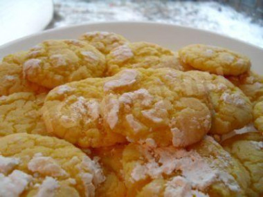 Печенье на маргарине с лимонами