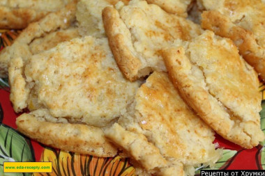 Печенье на маргарине с лимонной начинкой