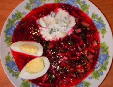 Холодный свекольник