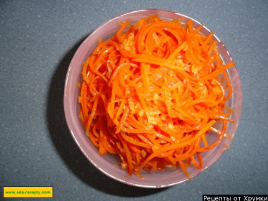 Пикантная морковь по-корейски