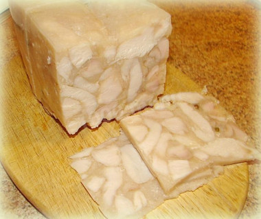 Домашний сальтисон из курицы