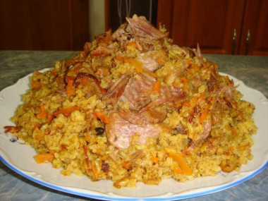 Плов узбекский с бараниной