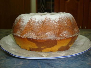 Кекс апельсиновый с шоколадом