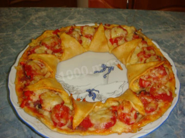 Королевская пицца в духовке