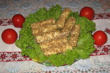 Сырные палочки из крабовых - оригинальная закуска
