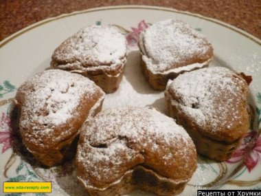 Кексы из тыквы с корицей