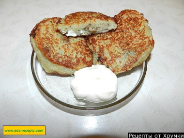 Драники с начинкой