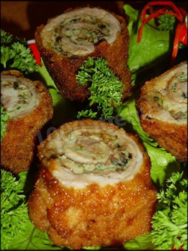 Рулет из грудинки свиной Пенечки