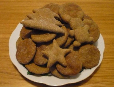 Печенье на ржаной муке и сметане