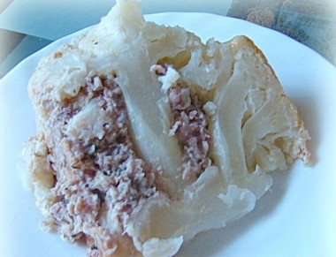 Фаршированная цветная капуста
