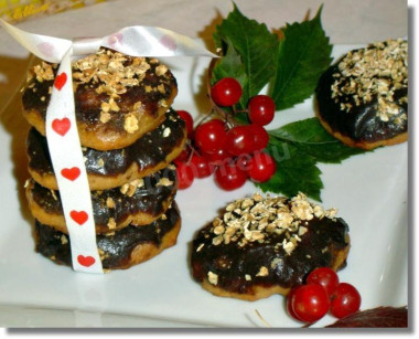 Мягкое печенье с бананом и творогом