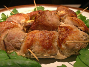 Мясная плетенка
