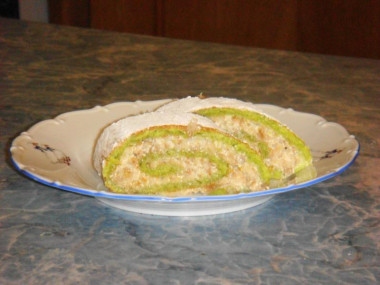 рулет со сливочным сыром