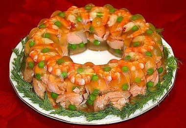 Заливное из семги