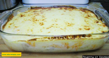 Рыбная запеканка с морковью