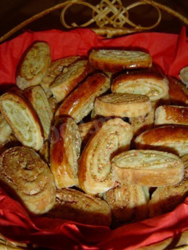 Печенье Рулетики