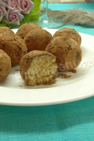 Миндальные трюфели