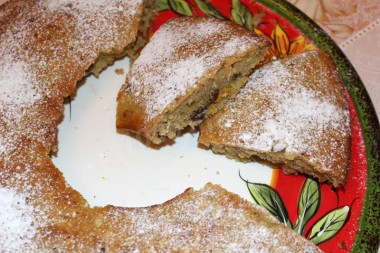 Овсяный кекс с курагой