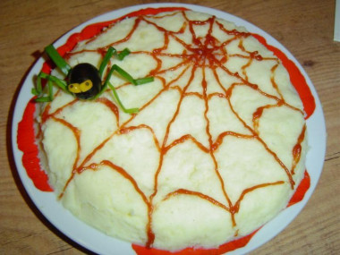 Картофельное пюре Паучки
