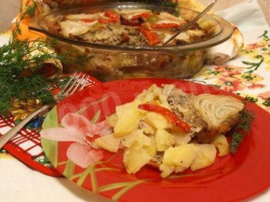 Овощная запеканка с мясным фаршем