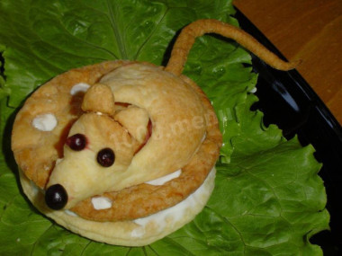 Слойки "Мышка на сыре"