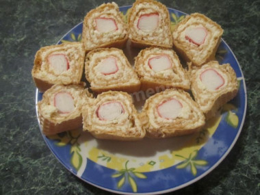 Вафельные рулетики