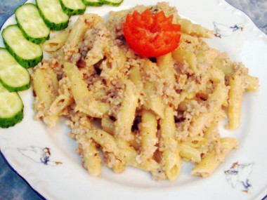 Макароны по флотски с фаршем
