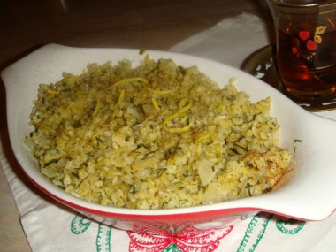 Булгур с корицей