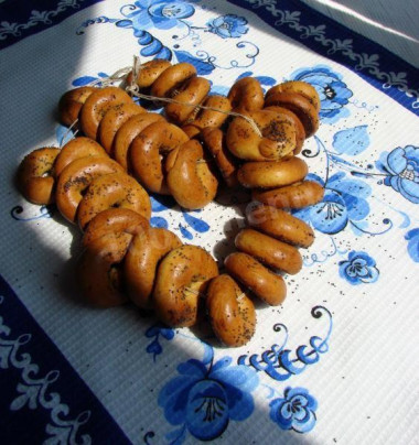 Баранки с маком в духовке