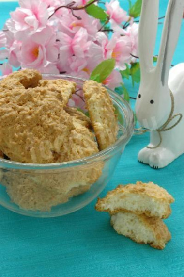 Печенье на белках с кокосами