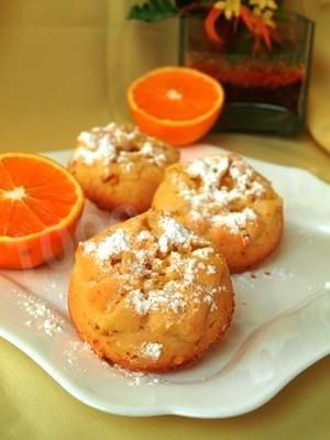Маффины с апельсином и кокосом