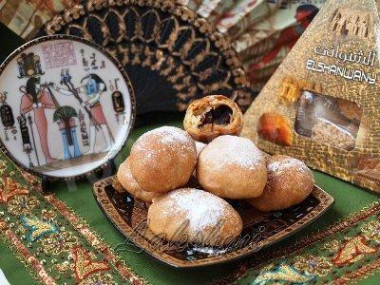 Восточное печенье с финиками и орехами