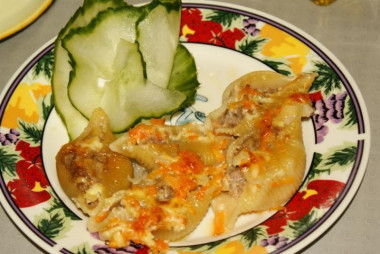 Фаршированные макароны ракушки с фаршем в духовке