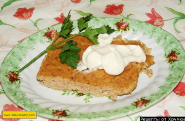 Форшмак с мясом и селедкой в духовке