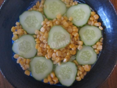 Салат Популярный с рисом
