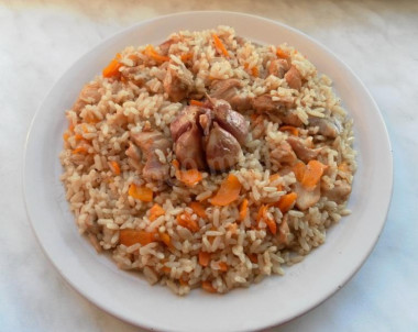 Узбекский плов с курицей домашний