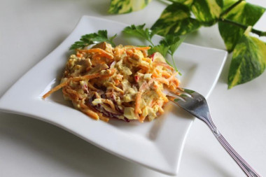 Салат Смак с морковью и уксусом