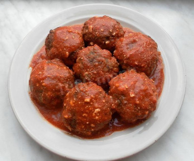 Мясные тефтели с рисом