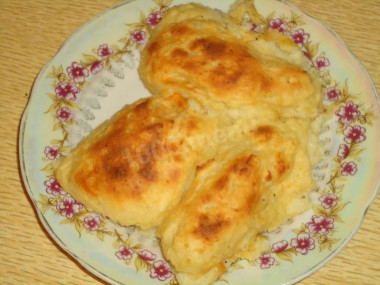 Картофельные котлеты с твердым сыром в духовке