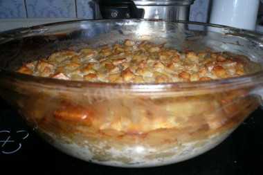 Запеканка из свинины с картофелем