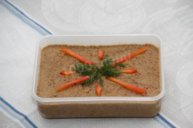 Печеночный паштет из говяжьей печени